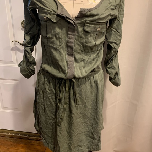 American Eagle Outfitters Button Front Shirt Dress - Picture 2 of 8